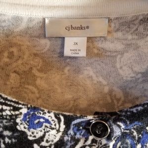 CJ Banks Button Down Sweater